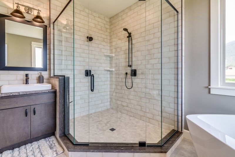 Elegant Frameless Glass Shower